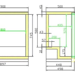 Minibar CS 7455A 1305 černý