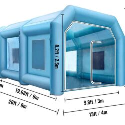 Nafukovací mobilní lakovna , stříkací stan 8 x 4 x 3 m