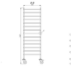 Vozík na GN CS 1/1GN 14X