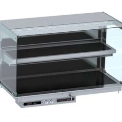 Vestavná teplá vitrína CS Keramic nástěnná 4/1 černá