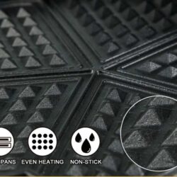 Vaflovač, výrobník srdíčkových vaflí 1750W