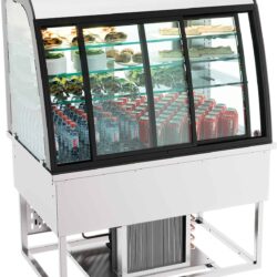 Vestavná chladící vitrína CS 140L posuvné dveře