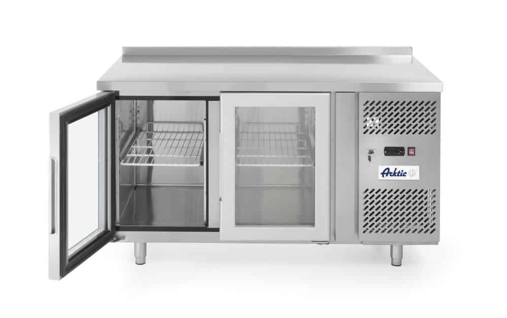 Chladicí pult dvoudveřový prosklený, Arktic, 280L, 230V/250W, 1360x700x(H)850mm