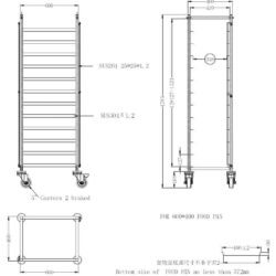 Vozík na GN CS  EN 600x400