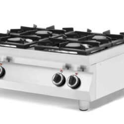 Plynový sporák se 4 hořáky - stolní, HENDI, 19kW