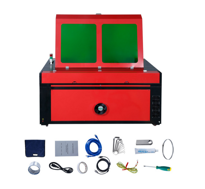 50W CO2 laserový gravírovací rezbársky stroj 300×500 mm – Obrázok 20