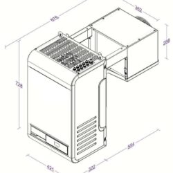 Chladící nástěnná jednotka CS 7265A 0005