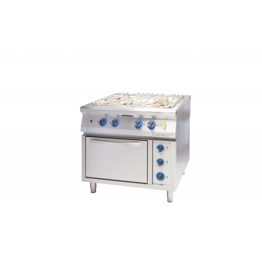 ALBA GC-4/700 Plynový sporák - 4 horákový DS dvierka a police PB – Obrázok 7