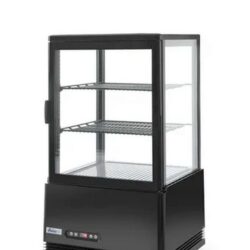 Chlazená skříň displeje, 58 l, Arktic, černá