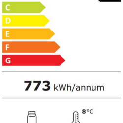 Chladnička CS 7450A 0557 prosklená