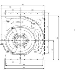 Ventilátor CS 7225A 12/12/900