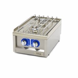 Sporák pro komerční použití - 2 hořáky - plynový - samostatná jednotka