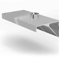 Nástěnná digestoř, šikmá, HENDI, 120x70cm