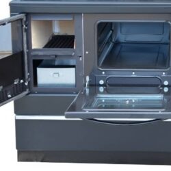 OKONOM 85 FIKO Excellent černý levý s ocelovou deskou