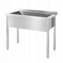 Mycí stůl, svařovaný, jednodřezem, HENDI, 80x70x85cm