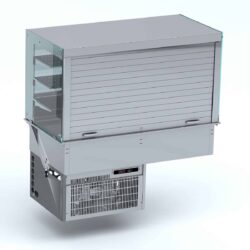 Vestavná chladící pultová vitrína přístěnná CS CUBIC  4/1