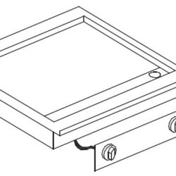 Vestavná smažící pánev CSEL Chrom