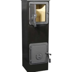 KERPEN II - černý smalt, šamotová vyzdívka