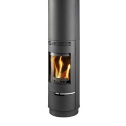 SEVILLA ČERNÁ - sloupová / rohová kamna