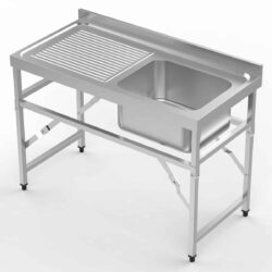 Dřezový stůl CS600 1200 1R skládací
