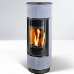 Krbová kamna ATIKA obklad serpentino, černý lak