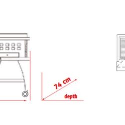 Gril na dřevěné uhlí PEVA B/B 150