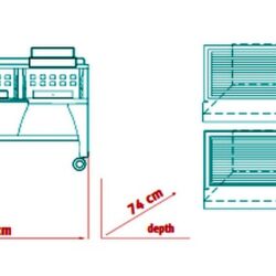 Gril na dřevěné uhlí PEVA B/B 160