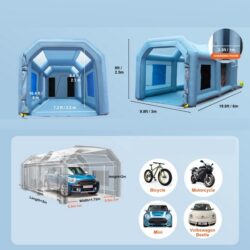 Nafukovací mobilní lakovna , lakovací stan 6 x 3 x 2.5m