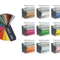 Pultová obslužná vitrína CVE-8-10R