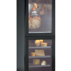 Prosklená lednice pro uzeniny a sýry SF 180 INOX