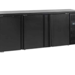 Minibar, plné křídlové dveře, černá TEFCOLD CBC 310