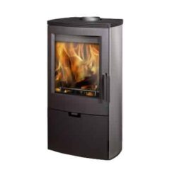 Falun II černá - nerez - inox