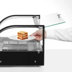 Vyhřívaný pultový displej, HENDI, Černá