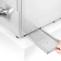 Indukční fritéza Profi Line s kohoutkem – 2 x 8 L, HENDI, 7000W