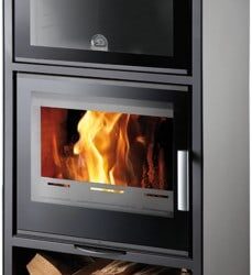 Krbová kamna JONSBO s troubou, antracit/plech