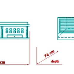 Gril na dřevěné uhlí PEVA B Top 150