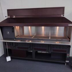 Kombinovaný gril na dřevěné uhlí PEVA Combi BG 250