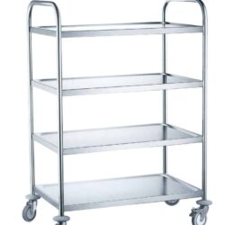 Servírovací vozík Profi Line - 4 police, HENDI, 91x59x126cm