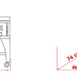 Gril na dřevěné uhlí PEVA B/B 100