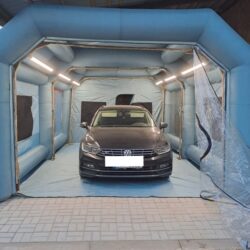 Nafukovací mobilní lakovna , stříkací stan 8 x 4.5 x 3 m