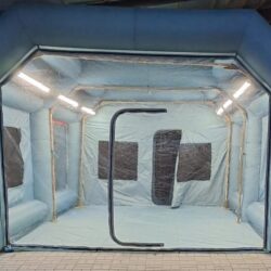 Nafukovací mobilní lakovna , stříkací stan 8 x 4.5 x 3 m