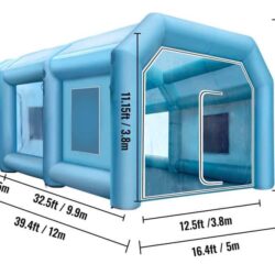 Nafukovací mobilní lakovna , stříkací stan 12 x 5 x 4 m