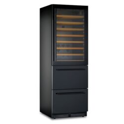 Ventilovaná vinotéka s chladicími zásuvkami DW 190 SILVER