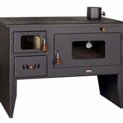 Sporák na tuhá paliva PRITY 2P50, pravá