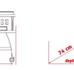 Gril na dřevěné uhlí PEVA B/B 120