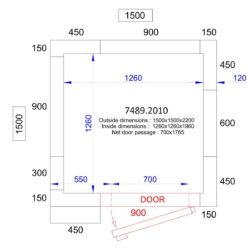 Mrazící box CS 2200  - 120 MM