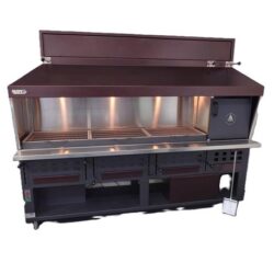 Kombinovaný gril na dřevěné uhlí PEVA Combi BG 200