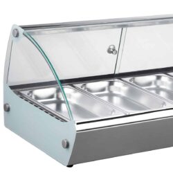 Teplá vitrína  CS 7487  4 1/3 GN