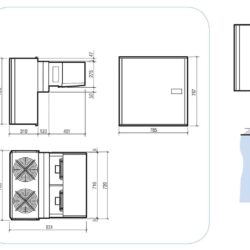 Monobloková nástěnná mrazící jednotka CS 11,1-15,6 M3