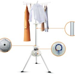 Stojanová elektrická sušička na prádlo